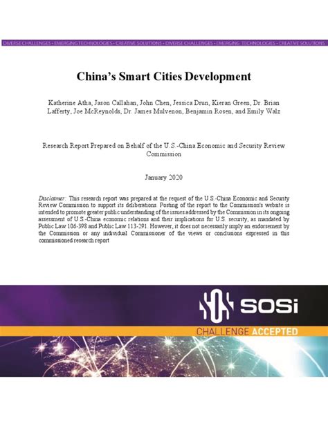 China Smart Cities Development Report.
